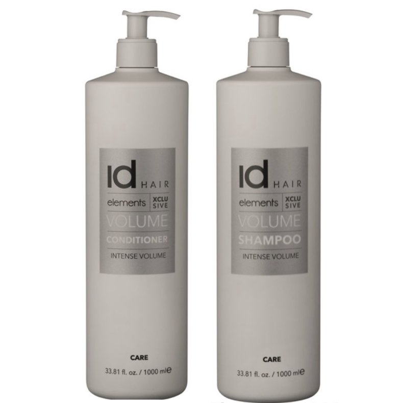 IdHAIR Elements Xclusive VOLUME SHAMPOO &amp; CONDITIONER // 1000 ML - ST