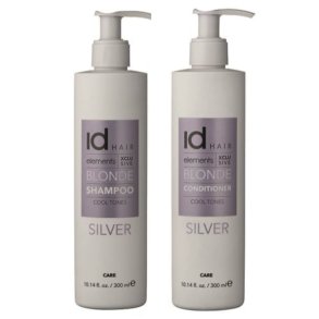 IdHAIR Elements Xclusive BLONDE (SILVER) SHAMPOO & CONDITIONER // 1000 ML - ST