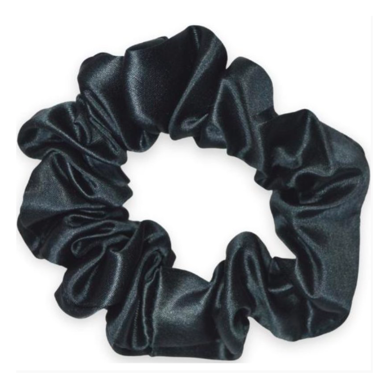 Silke scrunchie // Sort